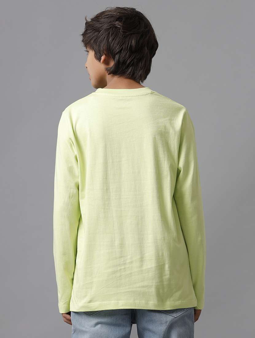boys printed long sleeve regular fit t-shirt - 22070980 -  Standard Image - 3