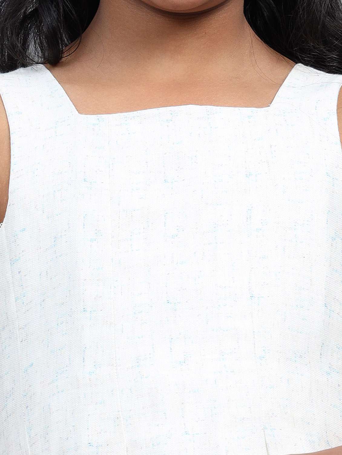 girls printed sleeveless fit & flare dress - 22071070 -  Standard Image - 3