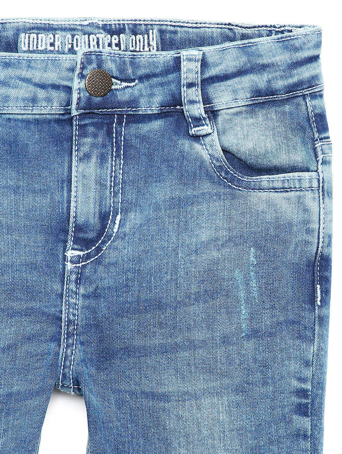 girls solid mid rise skinny fit jean - 22071265 -  Standard Image - 3