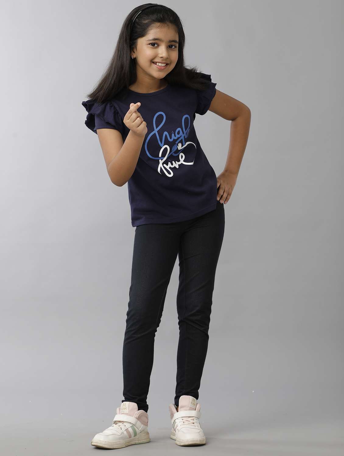 girls printed short sleeve regular fit tee - 22071398 -  Standard Image - 3