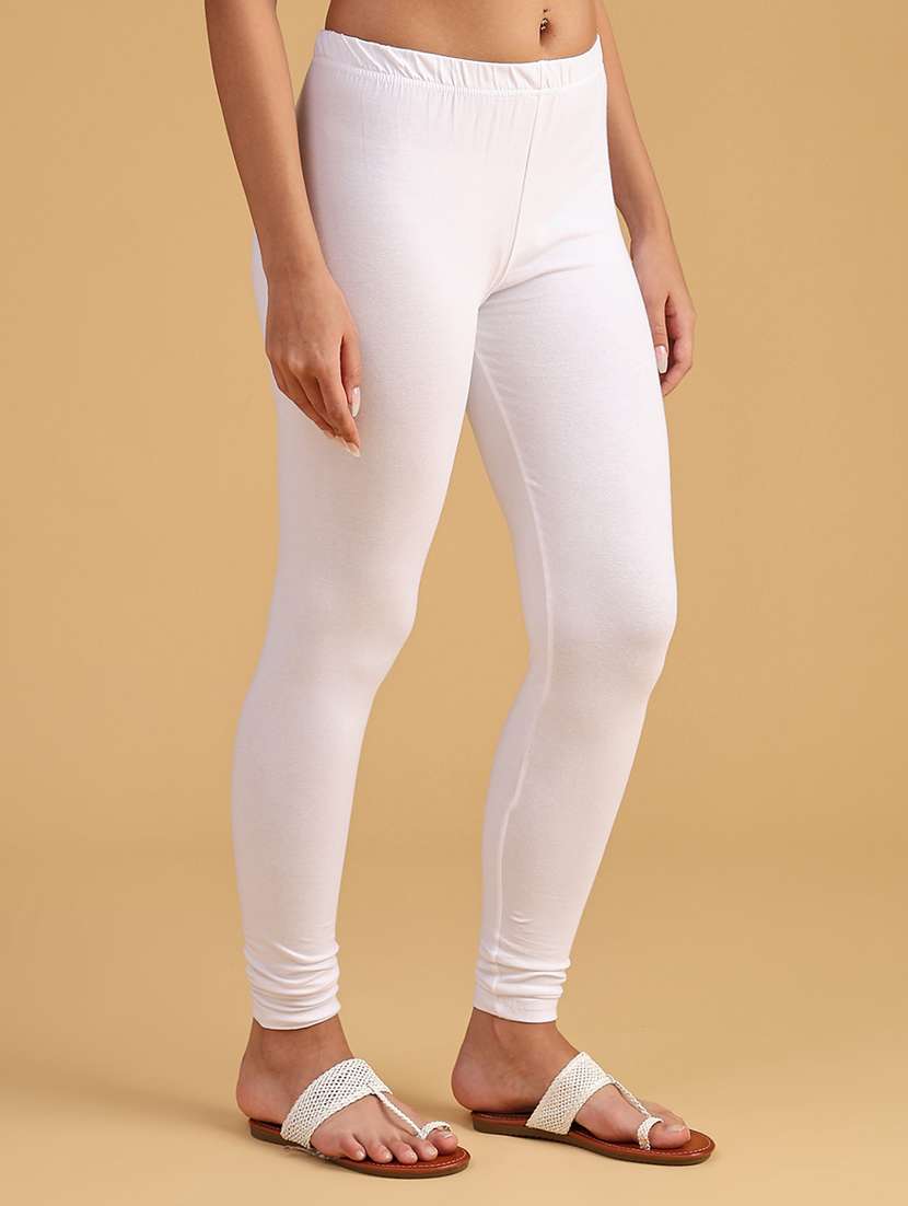 women solid mid rise full length legging - 22072001 -  Standard Image - 3