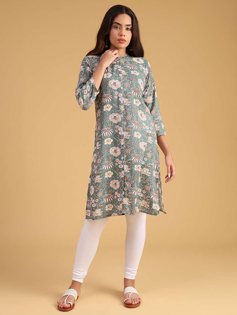 women solid mid rise full length legging - 22072001 -  Standard Image - 5