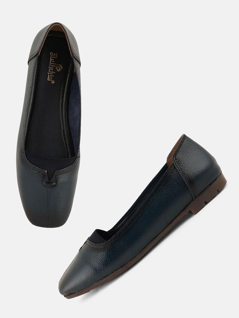 women blue slip on ballerina - 22072120 - Standard Image - 5