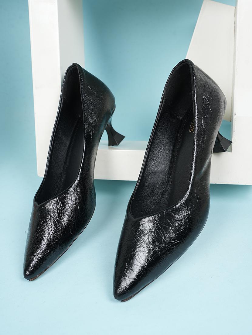 women black slip on pump - 22072139 - Zoom Image - 0