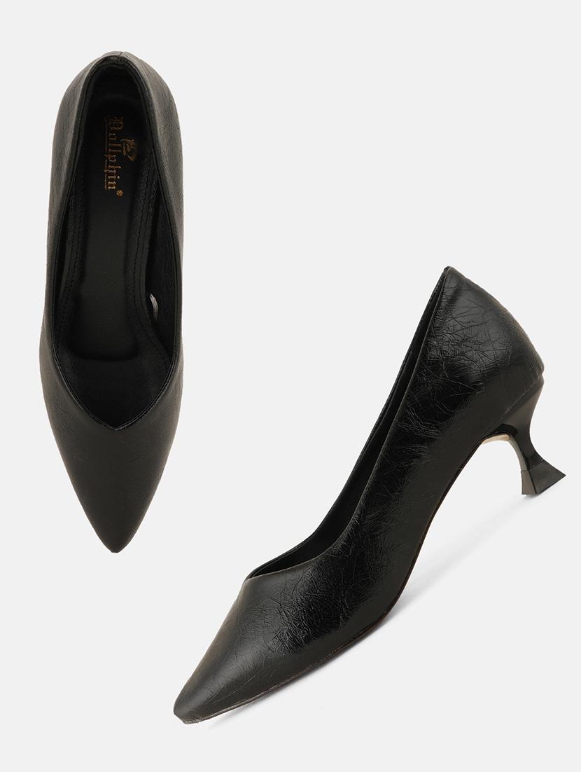 women black slip on pump - 22072139 - Standard Image - 5