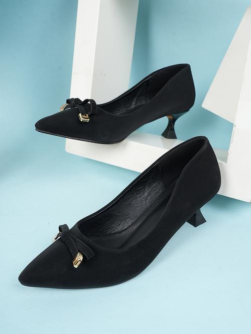 women black slip on pump - 22072148 - Standard Image - 0