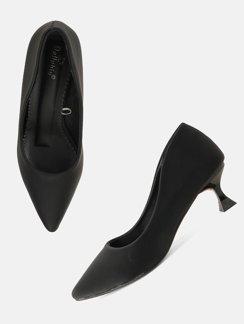 women black slip on pump - 22072149 - Standard Image - 5