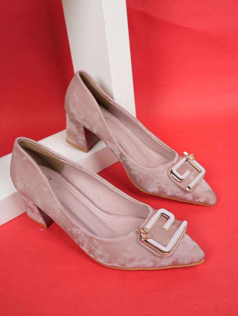 women purple slip on pump - 22072154 - Zoom Image - 0