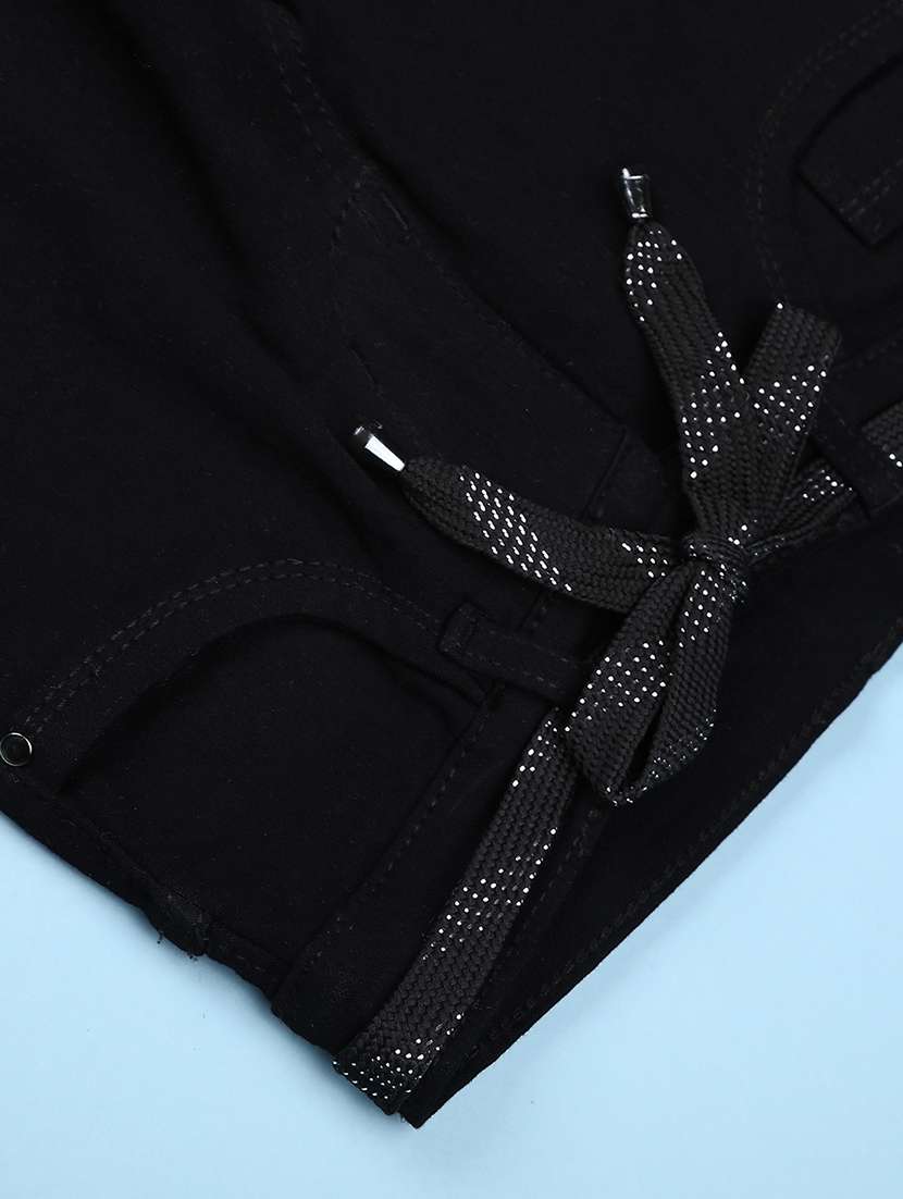 girls plain mid rise slim fit jeans - 22072264 -  Standard Image - 3