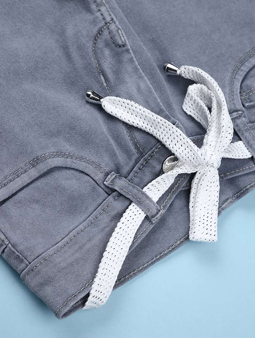 girls plain mid rise slim fit jeans - 22072266 -  Standard Image - 3