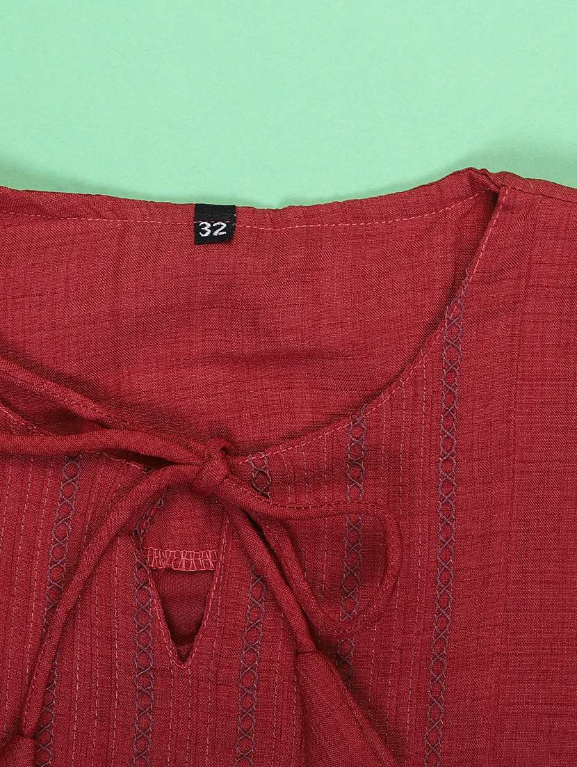 girls three quarter sleeve a-line dress - 22072332 -  Standard Image - 3