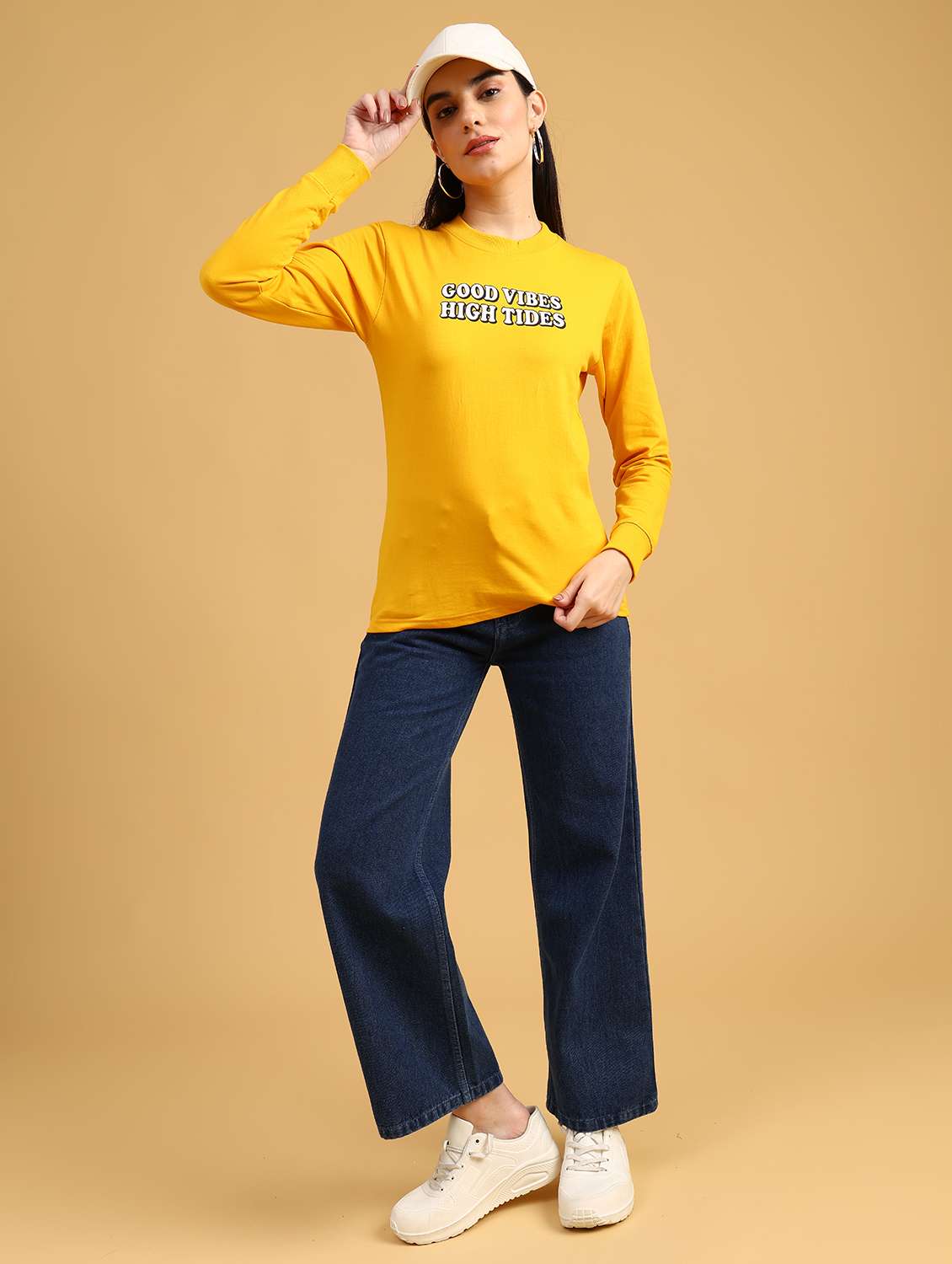 women printed long sleeve sweatshirt - 22072372 -  Standard Image - 5