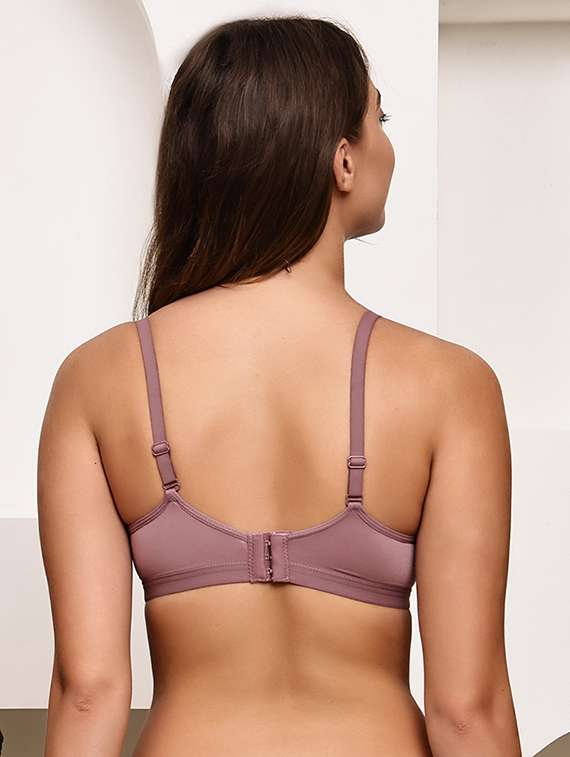 women solid lightly padded t-shirt bra - 22072852 -  Standard Image - 3