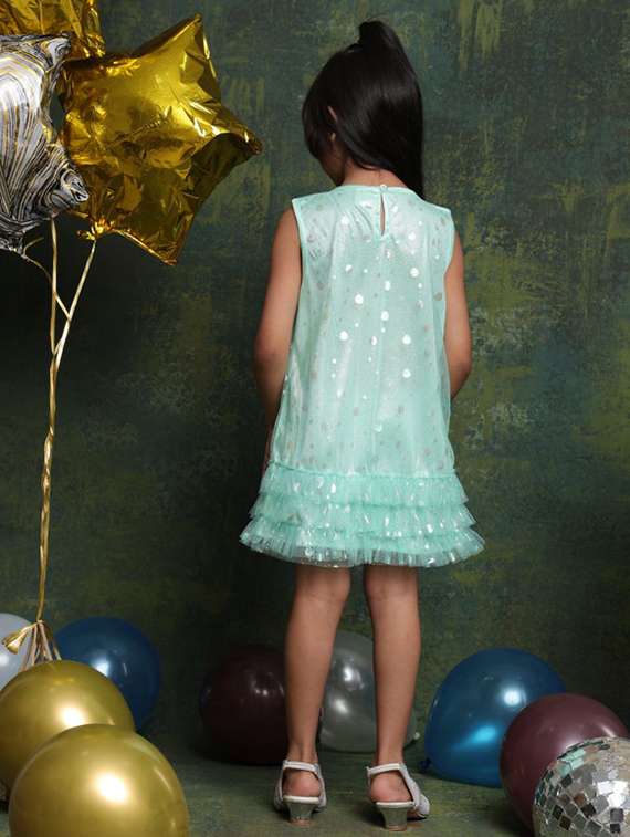 girls sequined sleeveless a-line dress - 22072909 - Standard Image - 3