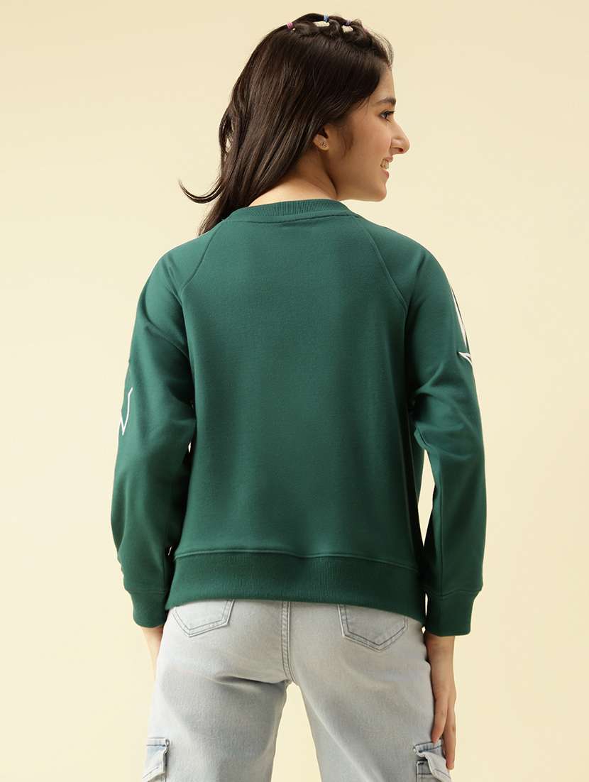 girls printed long sleeve sweatshirt - 22073253 -  Standard Image - 3