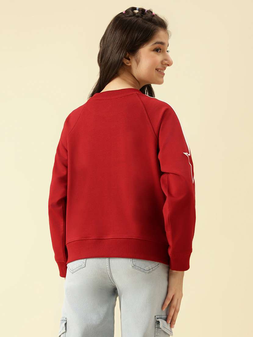 girls printed long sleeve sweatshirt - 22073254 -  Standard Image - 3