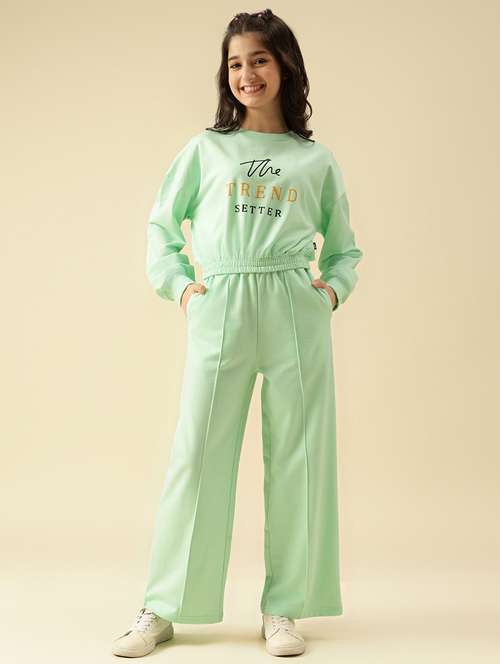girls printed active wear co-ord set - 22073271 -  Standard Image - 0