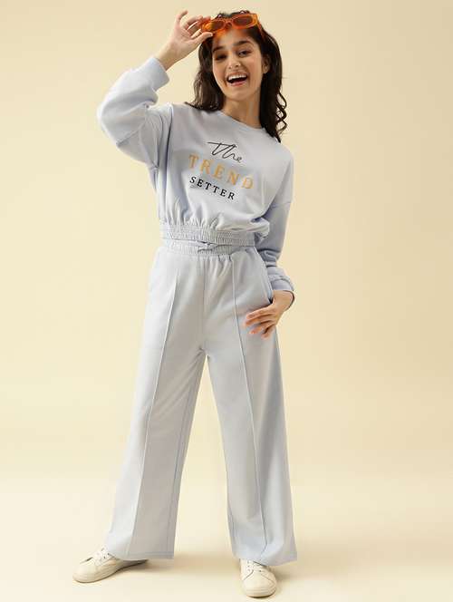 girls printed active wear co-ord set - 22073273 -  Standard Image - 0