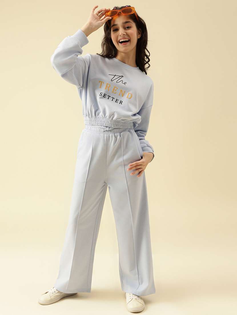 girls printed active wear co-ord set