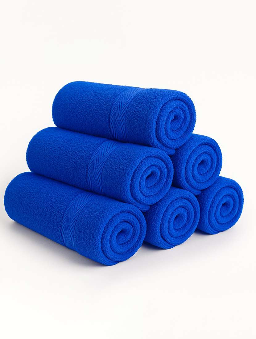 dolla pack of 6 soft high absorben & comfortable hand towel 