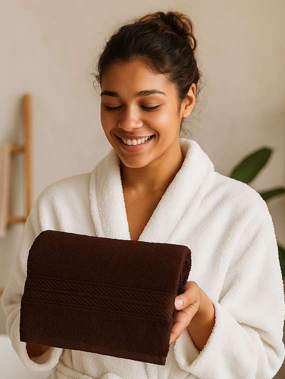 dolla pack of 6 soft high absorben & comfortable hand towel  - 22073881 -  Standard Image - 5