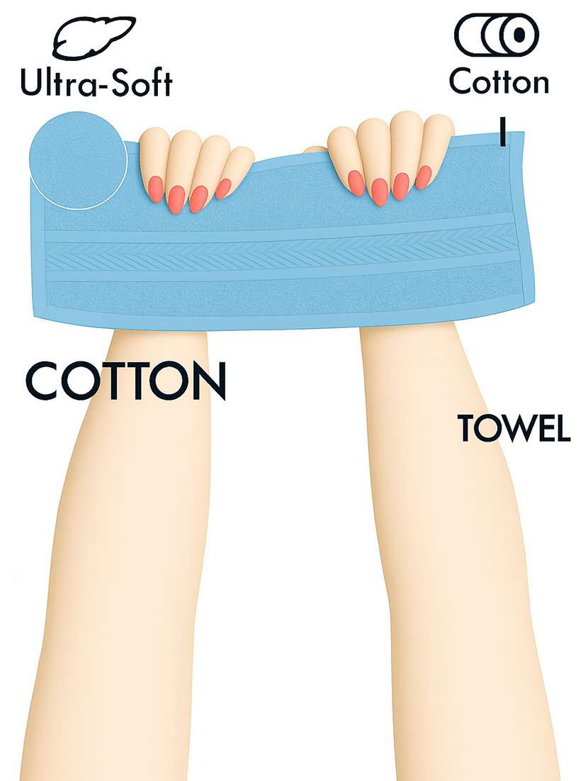 dolla pack of 6 soft high absorben & comfortable hand towel  - 22073882 -  Standard Image - 5