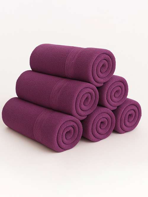 dolla pack of 6 soft high absorben & comfortable hand towel  - 22073887 -  Standard Image - 0
