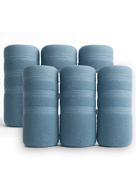 dolla pack of 6 soft high absorben & comfortable hand towel  - 22073890 -  Standard Image - 3
