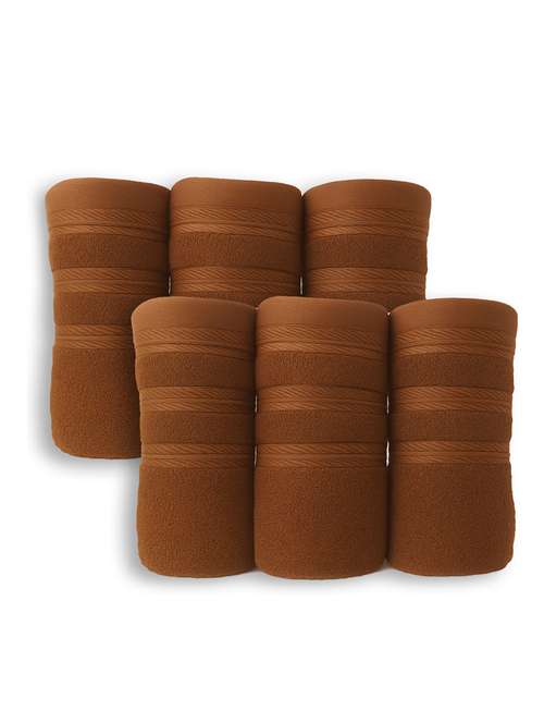 dolla pack of 6 soft high absorben & comfortable hand towel  - 22073893 -  Standard Image - 0