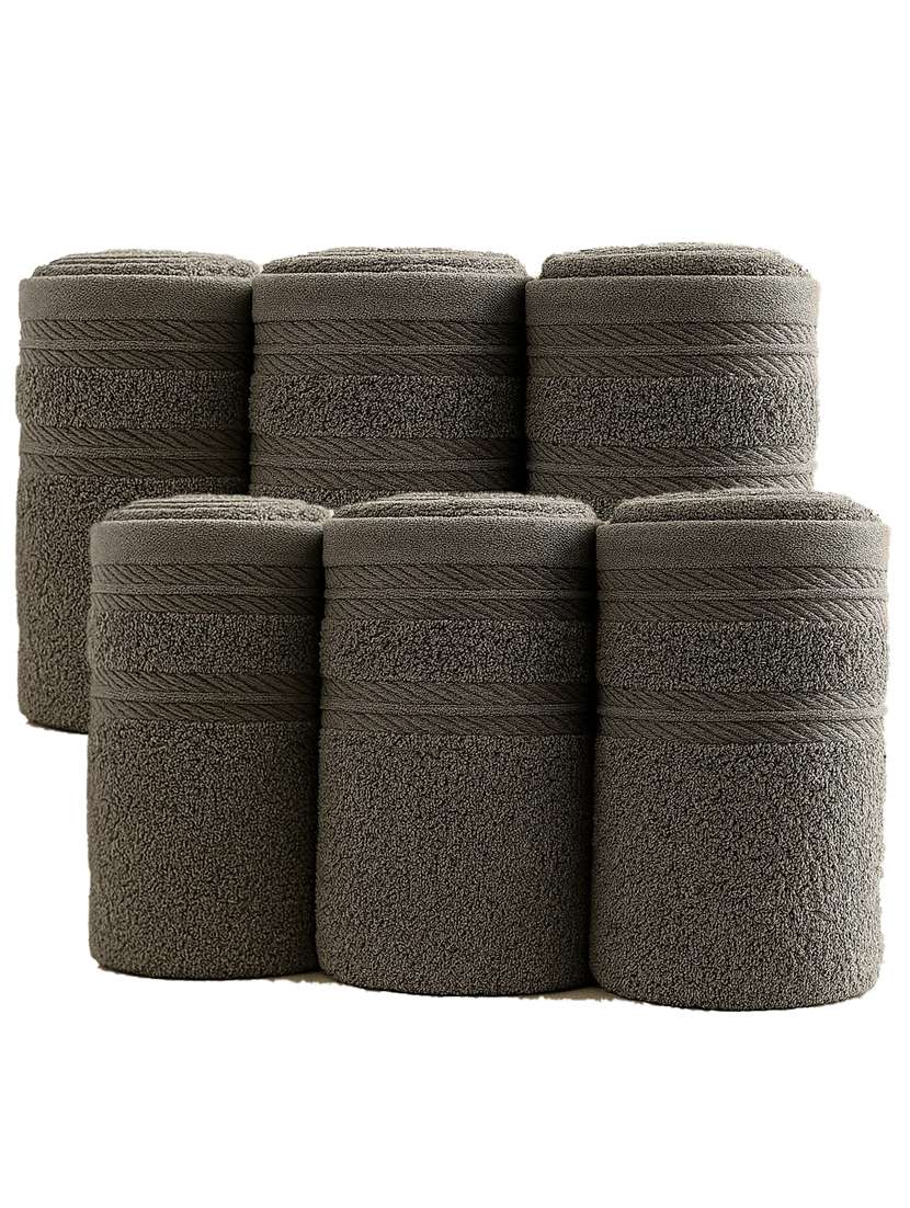 dolla pack of 6 soft high absorben & comfortable hand towel 