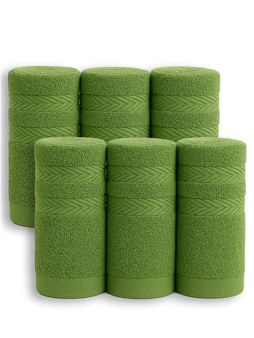 dolla pack of 6 soft high absorben & comfortable hand towel  - 22073896 -  Zoom Image - 0