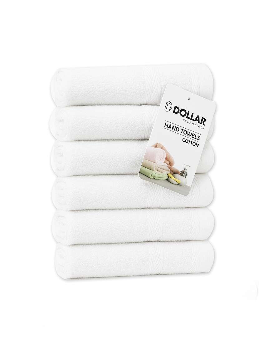 dolla pack of 6 soft high absorben & comfortable hand towel  - 22073898 -  Standard Image - 5