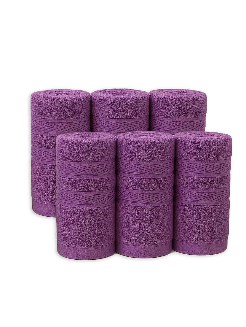 dolla pack of 6 soft high absorben & comfortable hand towel 