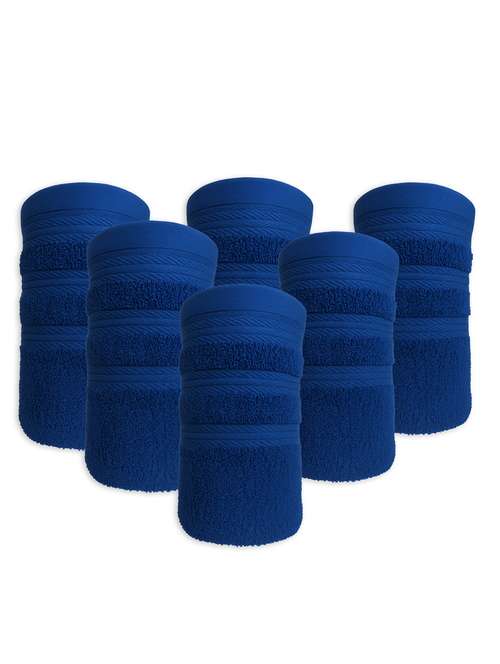 dolla pack of 6 soft high absorben & comfortable hand towel  - 22073900 -  Standard Image - 0