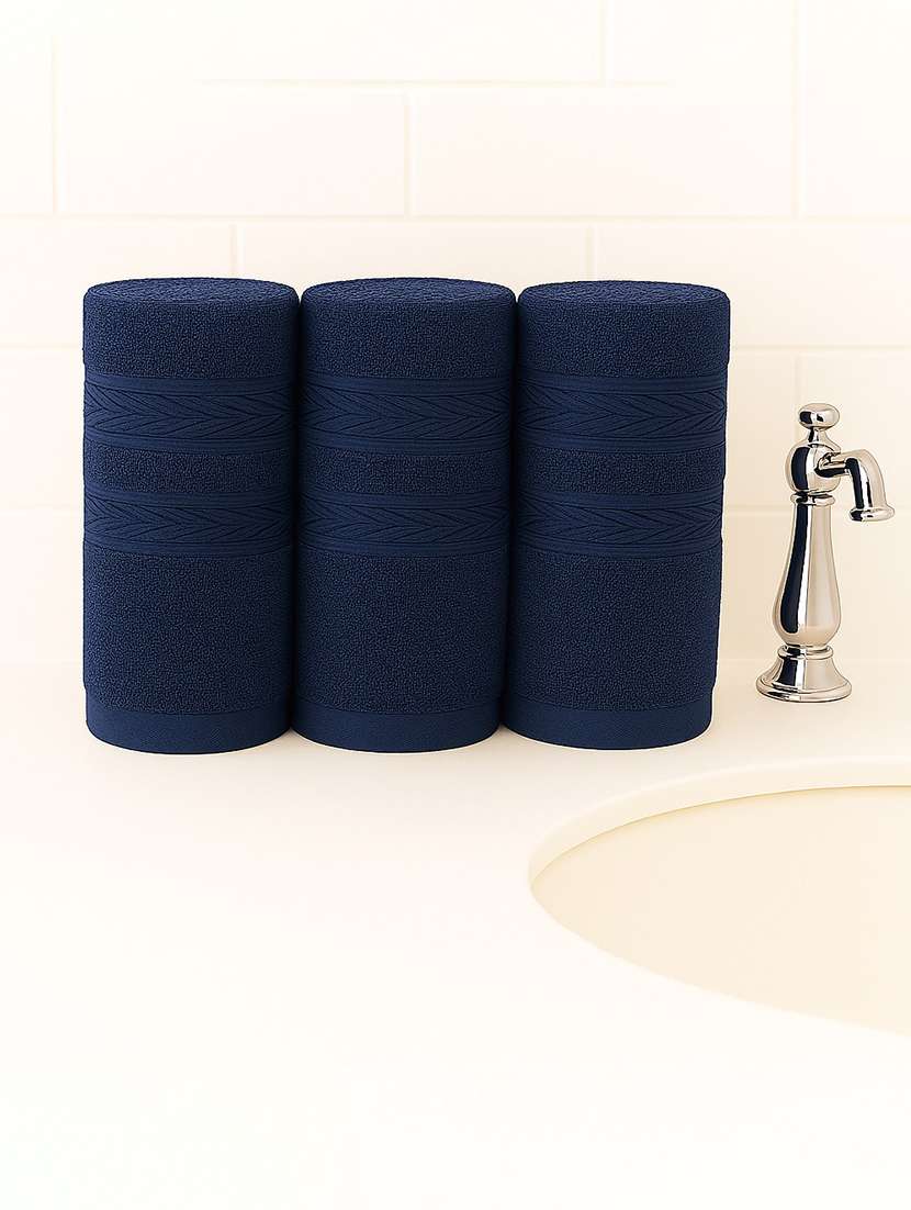 dolla pack of 6 soft high absorben & comfortable hand towel  - 22073900 -  Standard Image - 3