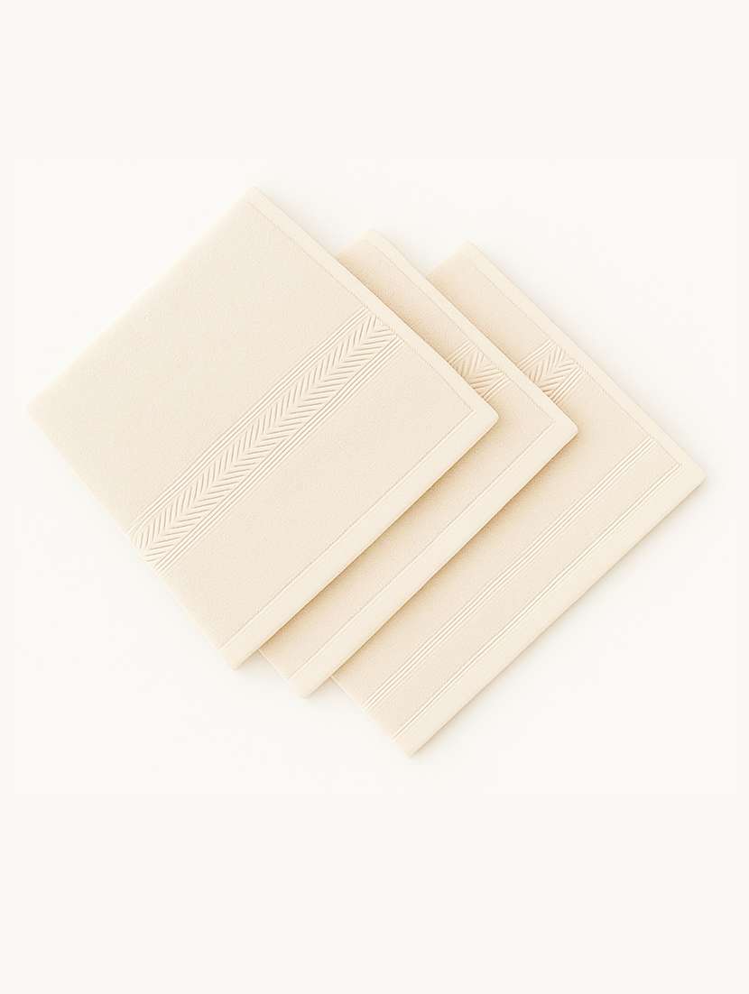 dollar 100% cotton soft, high absorben & comfortable face towel 30 x 30 cm face towel (pack of 3)