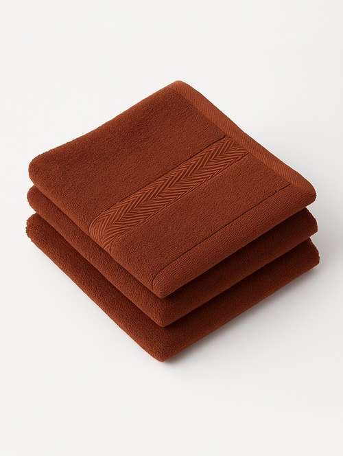 dollar 100% cotton soft, high absorben & comfortable face towel 30 x 30 cm face towel (pack of 3) - 22073905 -  Standard Image - 0