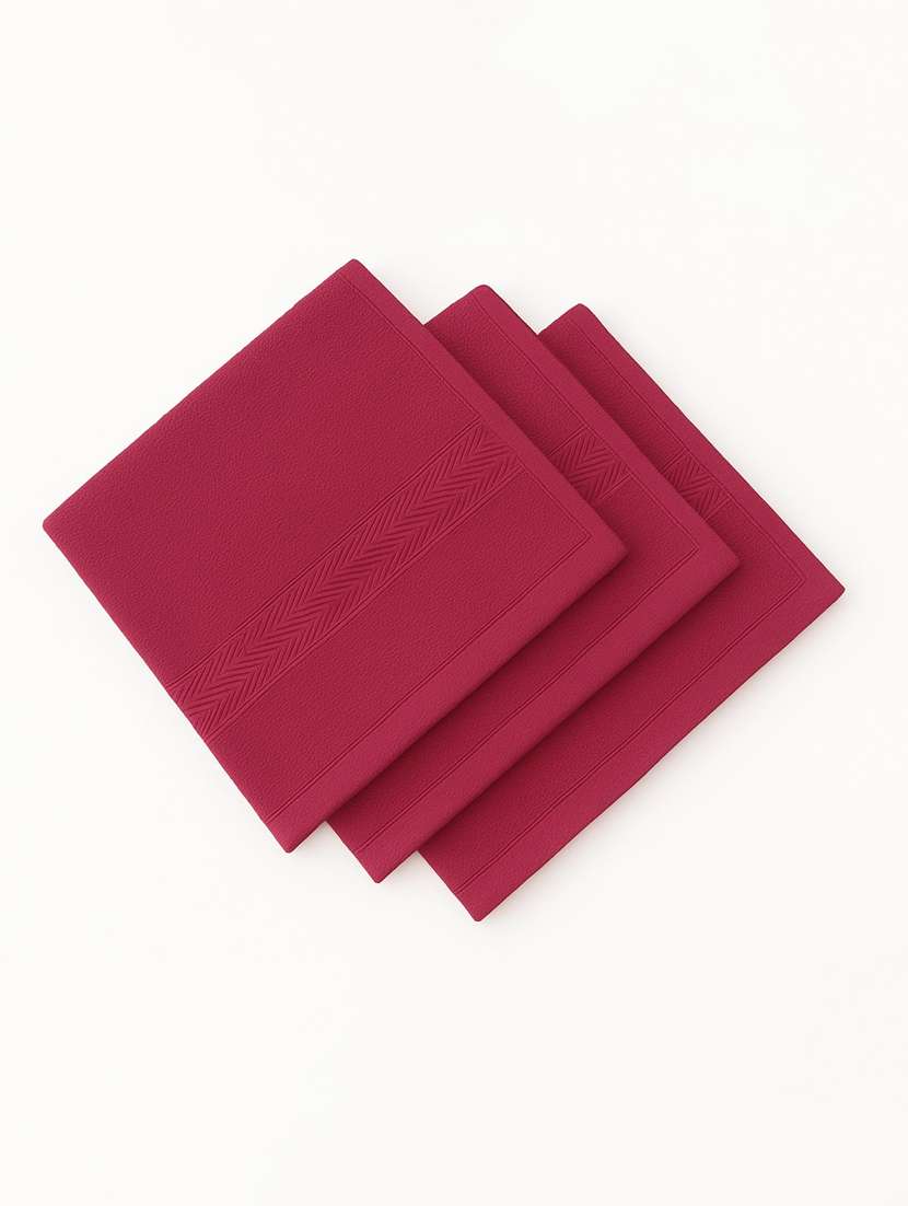 dollar 100% cotton soft, high absorben & comfortable face towel 30 x 30 cm face towel (pack of 3) - 22073909 -  Standard Image - 3