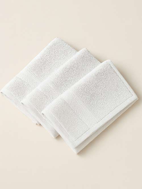 dollar 100% cotton soft, high absorben & comfortable face towel 30 x 30 cm face towel (pack of 3) - 22073910 -  Standard Image - 0