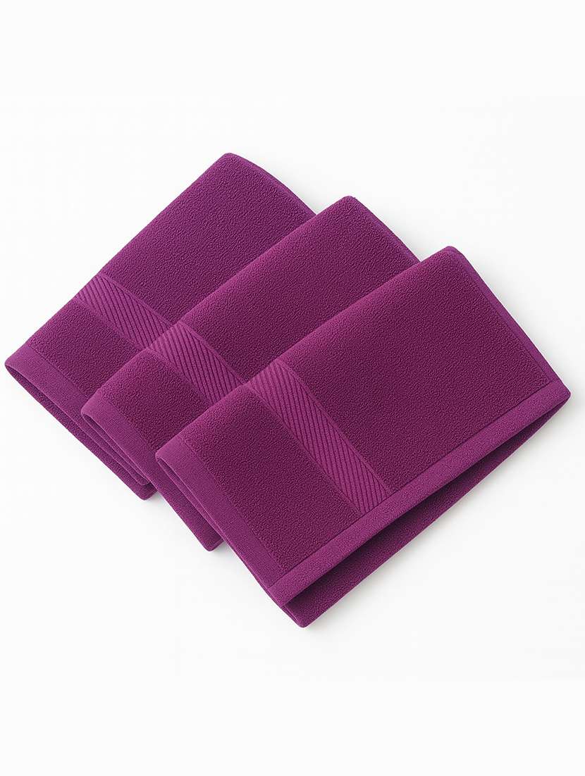 dollar 100% cotton soft, high absorben & comfortable face towel 30 x 30 cm face towel (pack of 3)