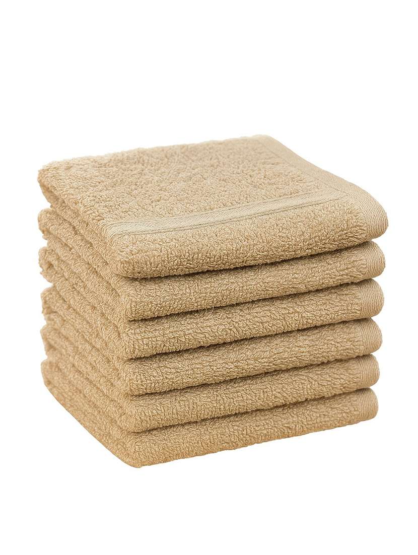 dollar 100% cotton soft, high absorben & comfortable face towel 30 x 30 cm face towel (pack of 6) - 22073915 -  Standard Image - 3