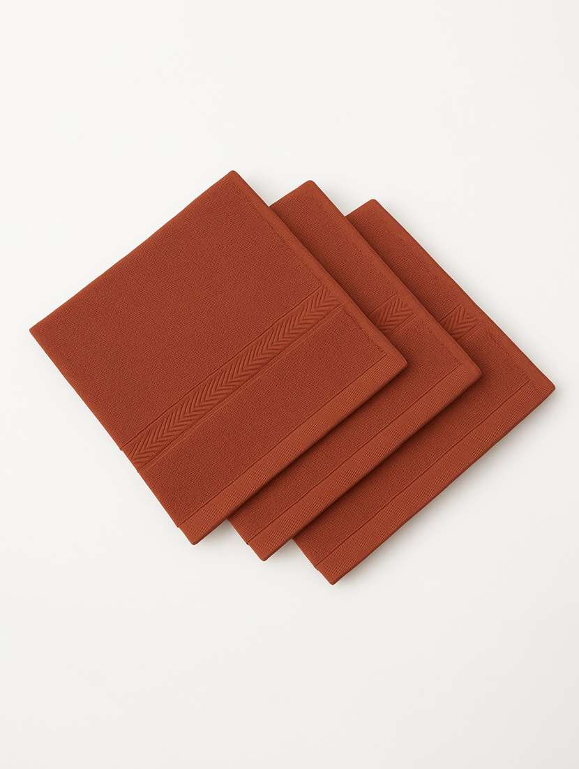 dollar 100% cotton soft, high absorben & comfortable face towel 30 x 30 cm face towel (pack of 6) - 22073917 -  Standard Image - 3