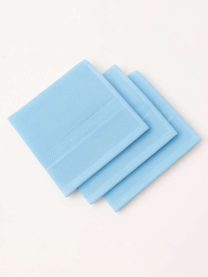 dollar 100% cotton soft, high absorben & comfortable face towel 30 x 30 cm face towel (pack of 6) - 22073918 -  Standard Image - 3