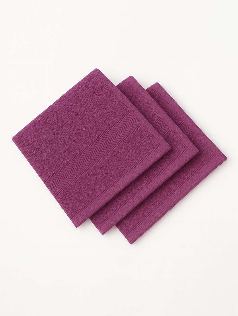 dollar 100% cotton soft, high absorben & comfortable face towel 30 x 30 cm face towel (pack of 6) - 22073923 -  Standard Image - 3