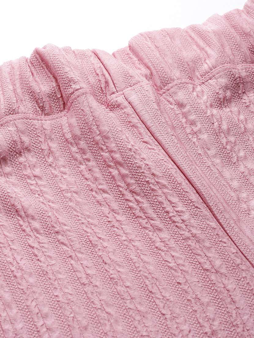 women solid mid rise flared palazzo - 22074045 - Standard Image - 5