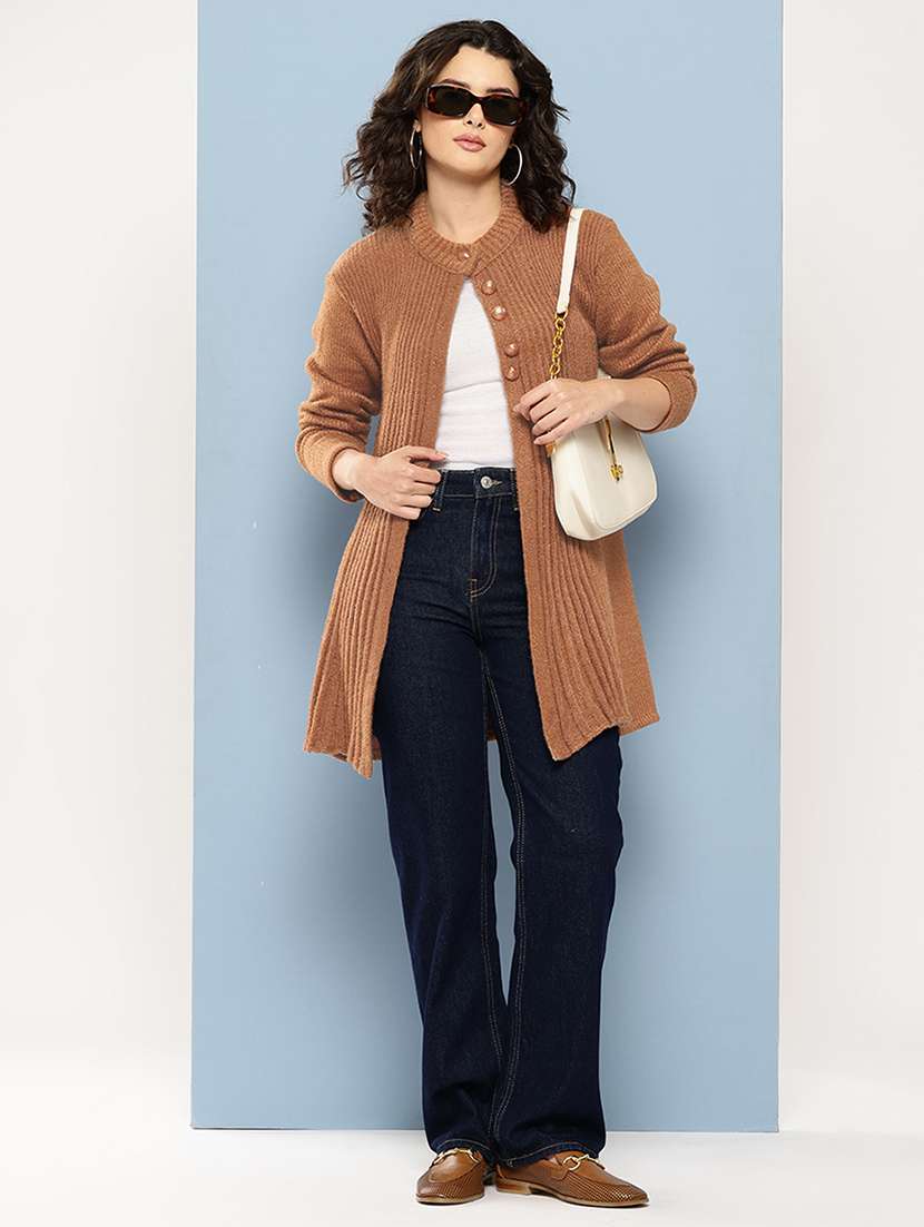 women self desiged long sleeve cardigan - 22074083 -  Standard Image - 3