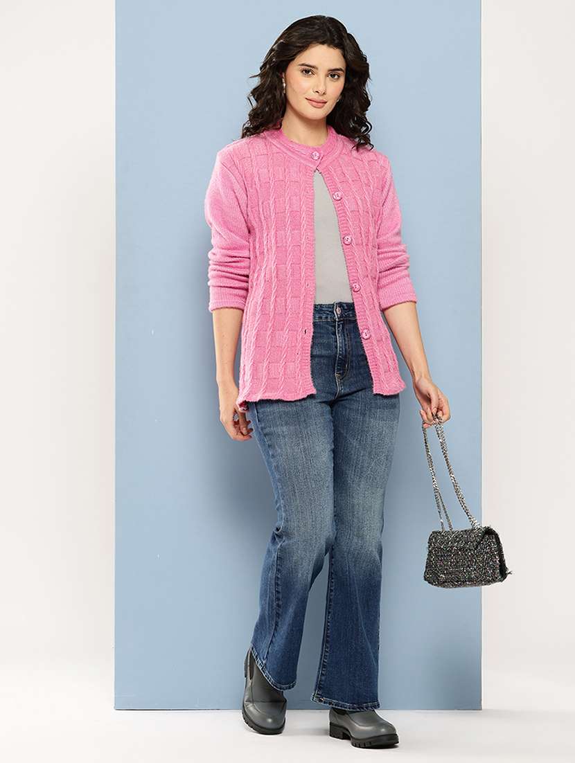 women self desiged long sleeve cardigan - 22074089 -  Standard Image - 3