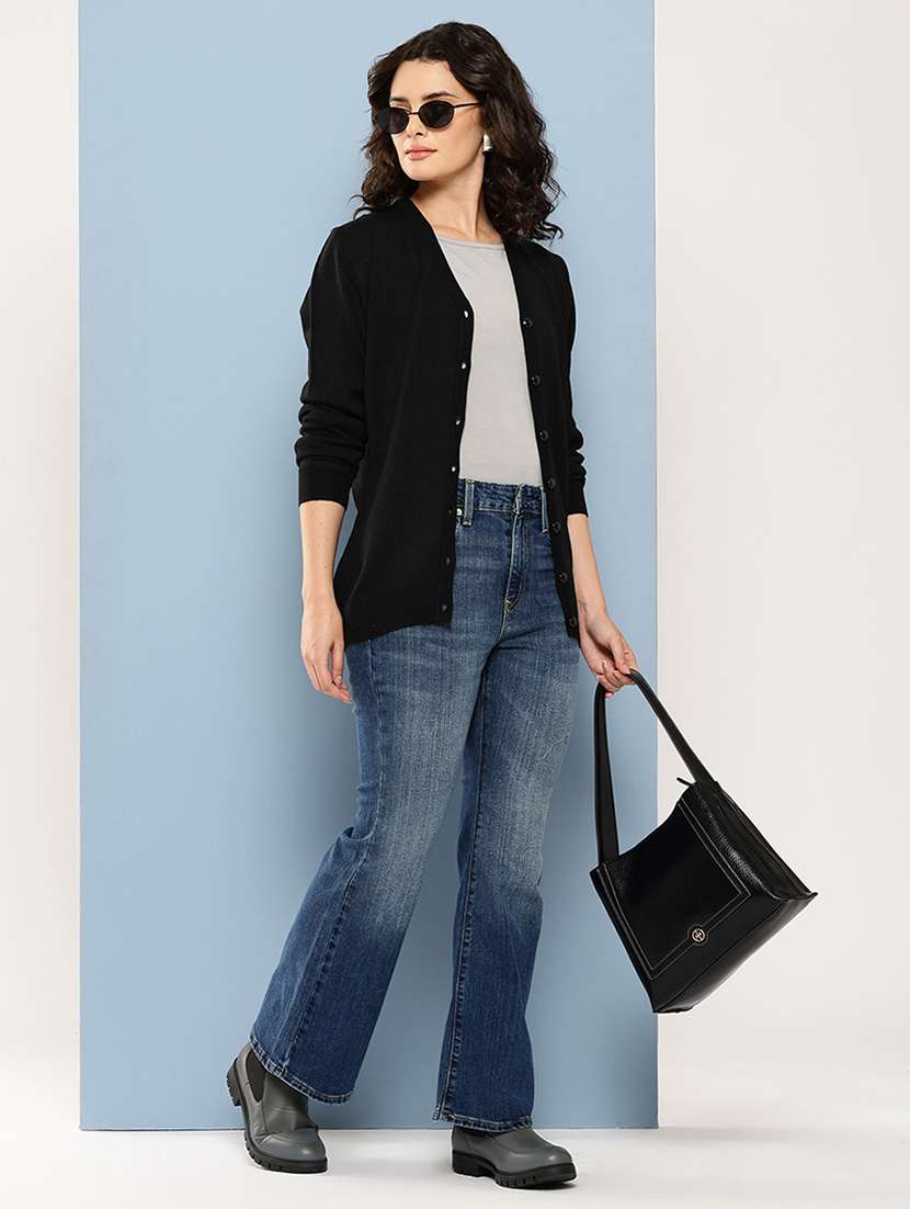 women self desiged long sleeve cardigan - 22074091 -  Standard Image - 3