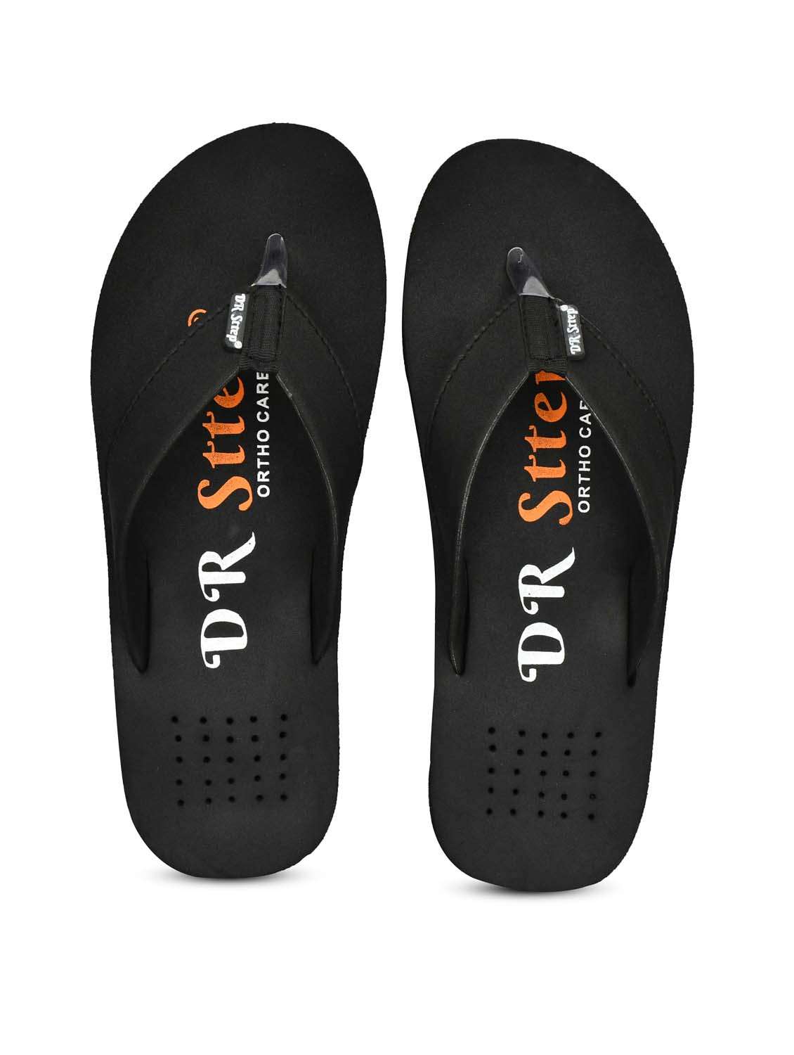 men black slip on flip flop - 22074103 - Standard Image - 3