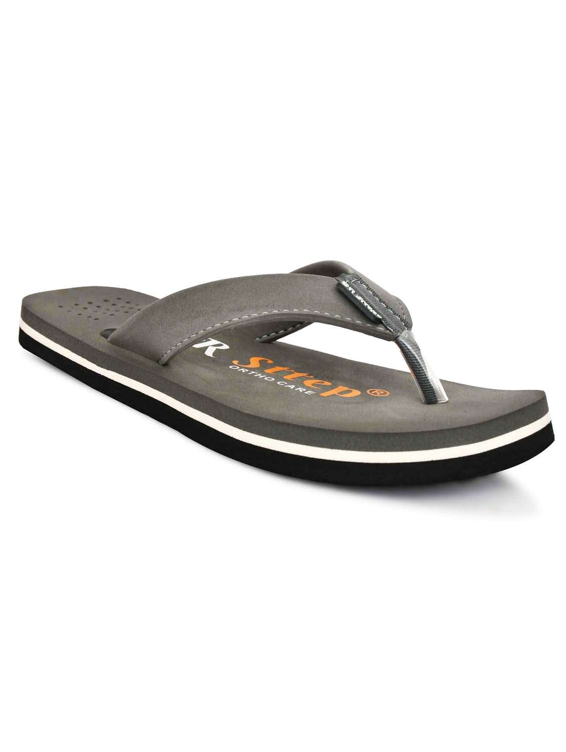 men grey slip on flip flop - 22074106 - Standard Image - 3